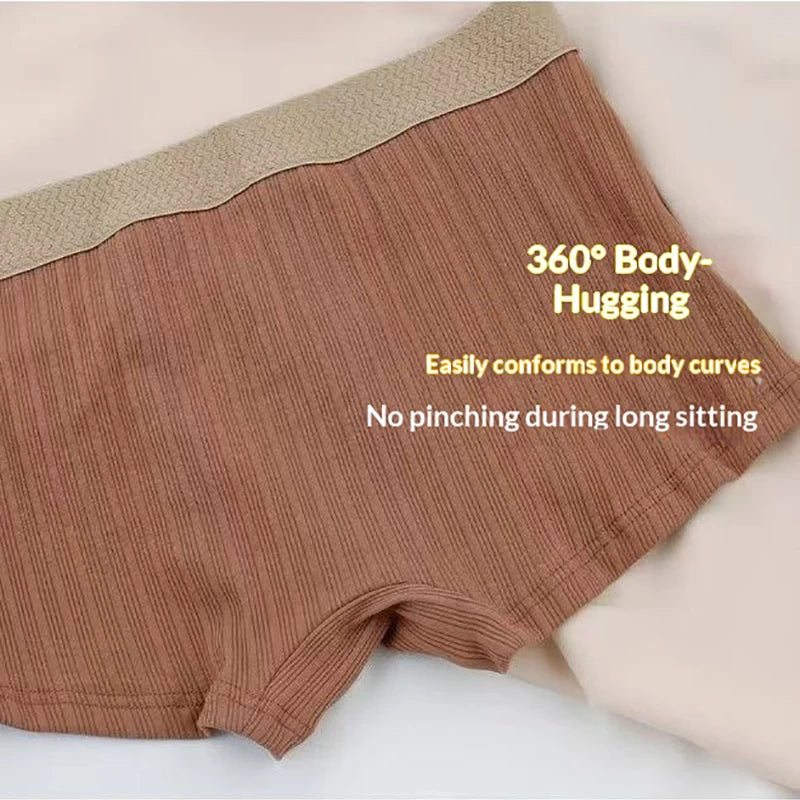 4pcs Men Underwear Cotton Men Boxer Shorts Medium Waist Breathable Men Panties Larger Size 6XL-Lot Soft Comfortable Men Boxer