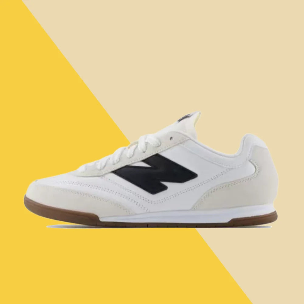 New Balance NBRC42 Comfortable, Versatile, Thin-Soled, Durable Low-Top Sneakers for Men and Women, Off-White URC42LA