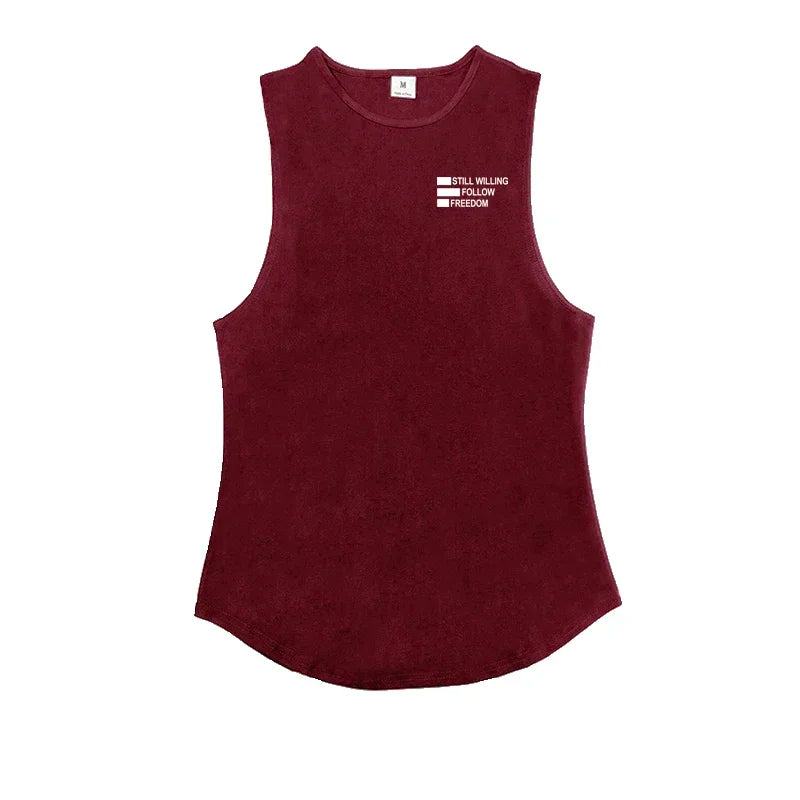 Mens Workout Muscle Cool Tank Top Clothing Stringer Comfortable Gym Sporting Fashion Fitness Vest Sleeveless Korean Singlets