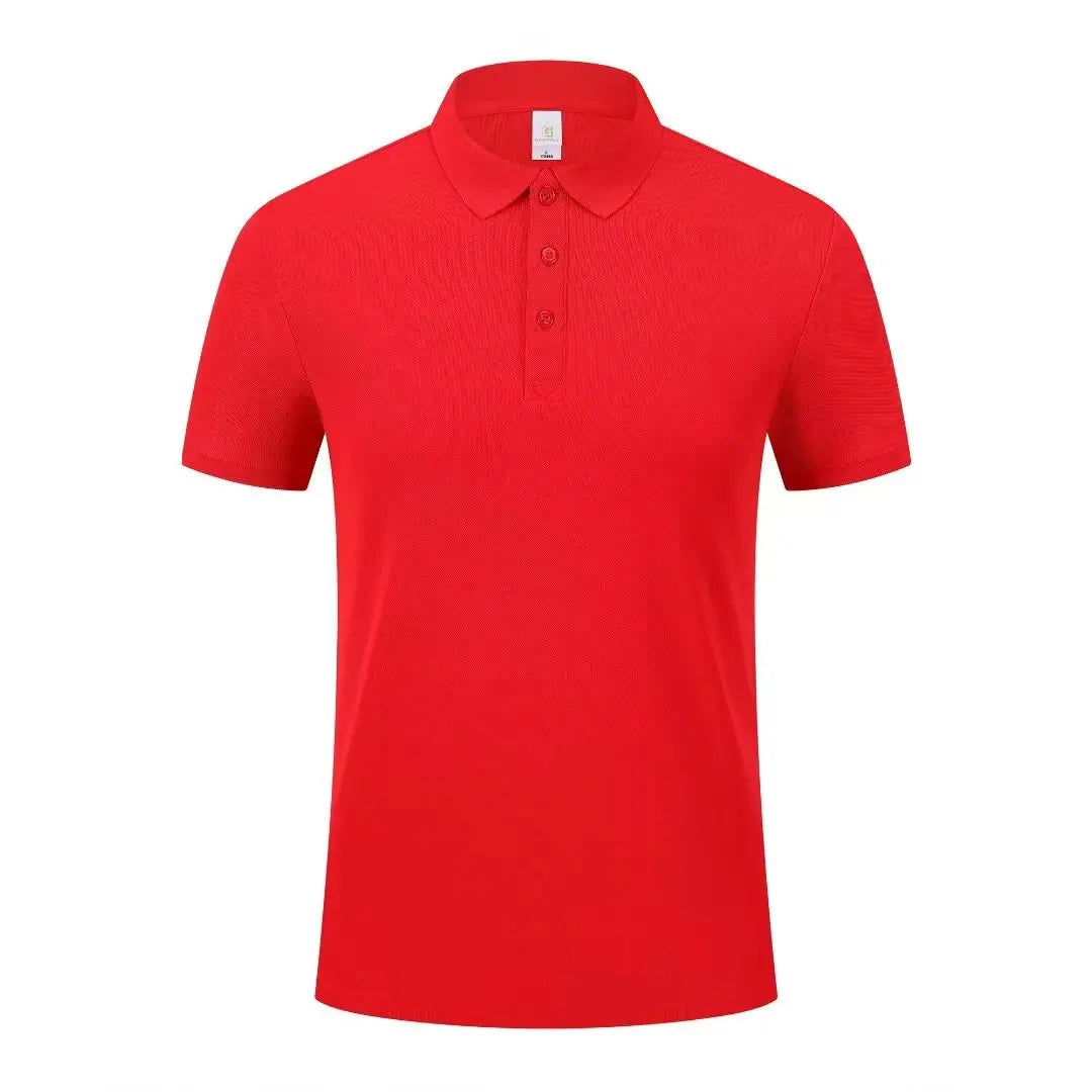 Summer Polo Shirts Men S-4xl Quick Dry Short Sleeve T-Shirt Elasticity Breathable Cool Ice Silk Polo Shirt Male Purple 18 Colors
