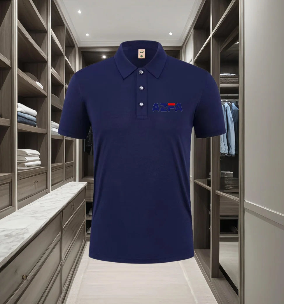Printed men's summer classic POLO short sleeved T-shirt with casual style, comfortable and breathable fabric