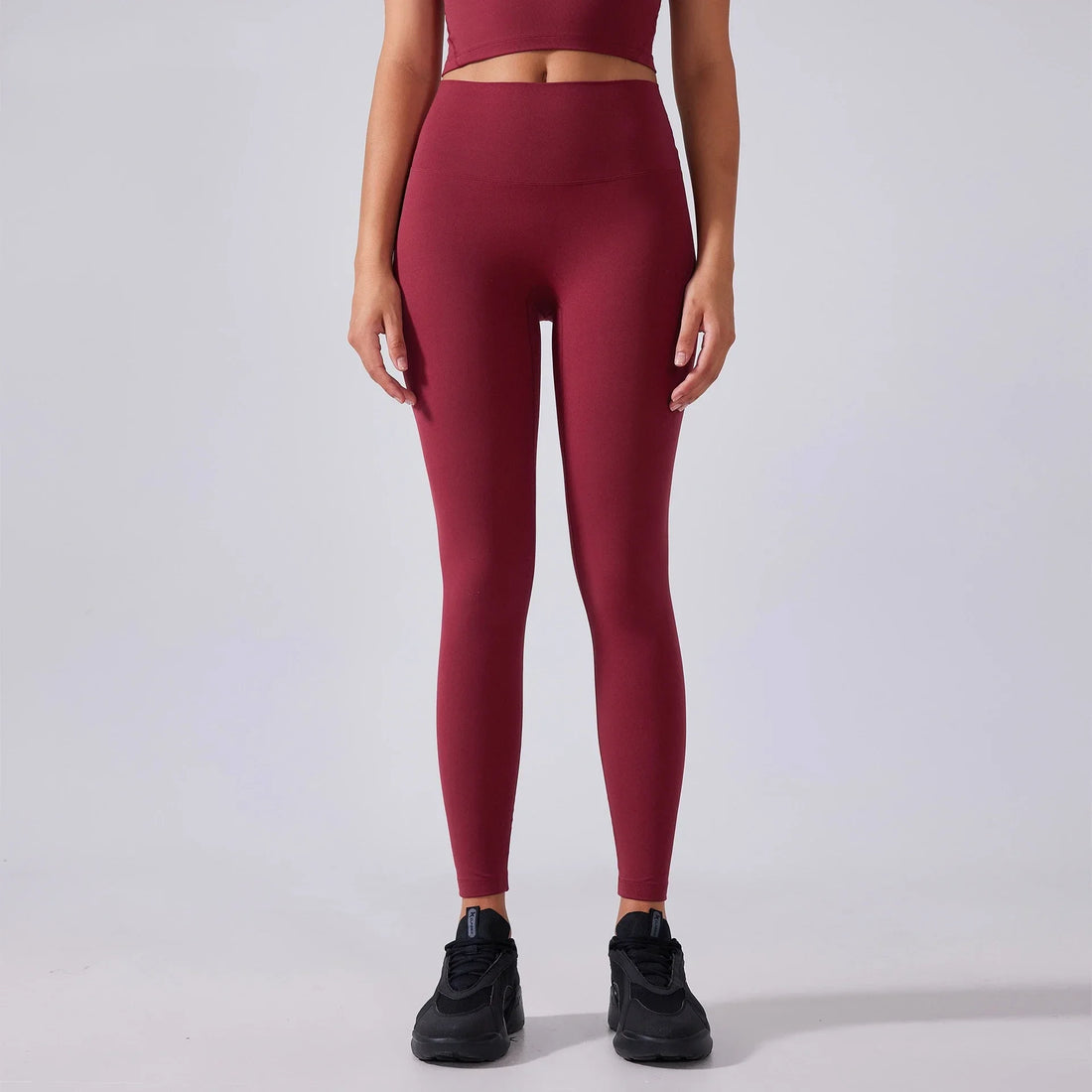 2025 New High Waist Naked Feeling Yoga Pants Women Push Up Sports Leggings Fitness Running Seamless Leggings Gym Girl Leggings - ATFH