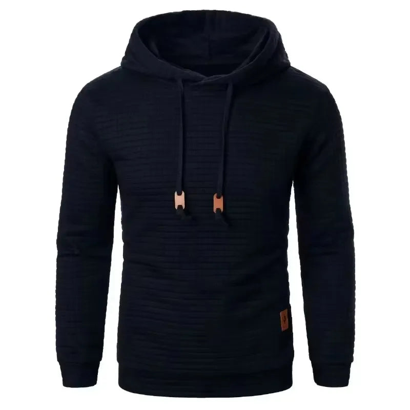 Warm Men's Solid Color Casual Hoodie Oversize Sweatshirt Sweatshirt With Zipper Paired Hoodies and Hoodies Women Man Sweatshirts - ATFH