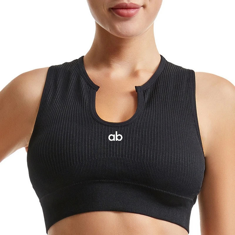 Women High Impact Sports Bra Wireless Padded Back Support Breathable High Elastic Anti-Sag Push Up Gym Running Yoga Bras