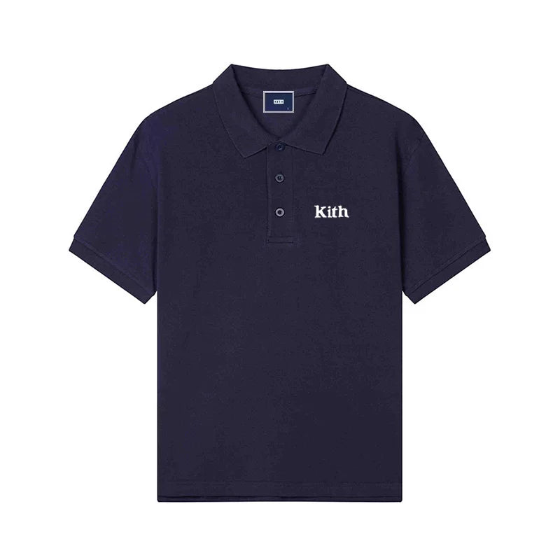 Japan Korea Quality 100%Cotton Solid polo T Shirt Mens Short Sleeve Fashion Trend Clothing Woman Summer Letter Embroidery Tops