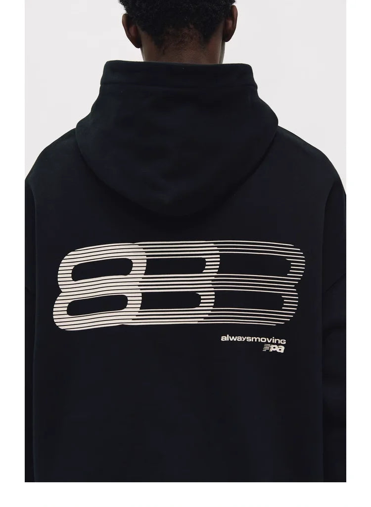 FPA Gradient Runway Graphic Hoodie Spring Casual Loose Heavy American Hoodie Coat For Men - ATFH