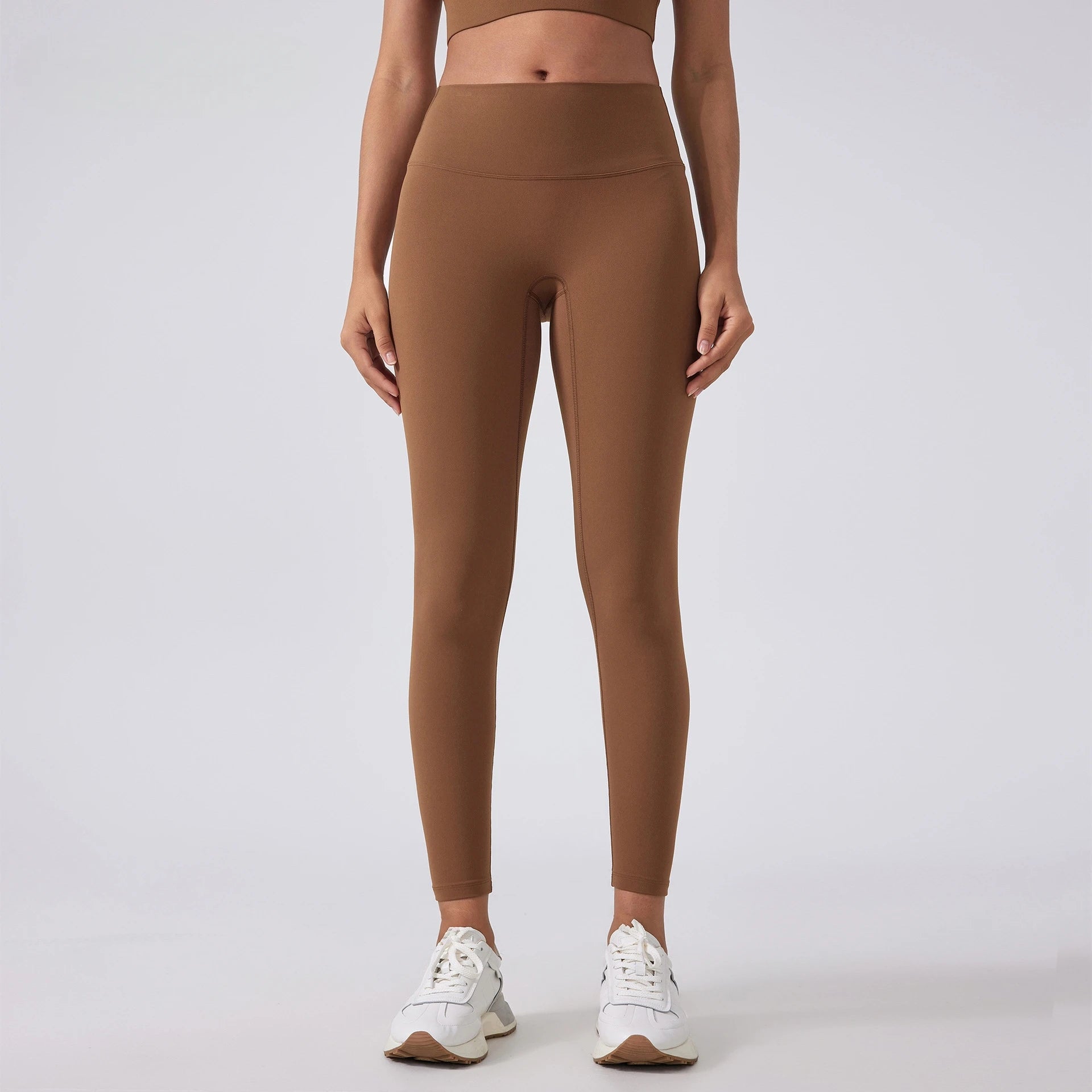 2025 New High Waist Naked Feeling Yoga Pants Women Push Up Sports Leggings Fitness Running Seamless Leggings Gym Girl Leggings - ATFH