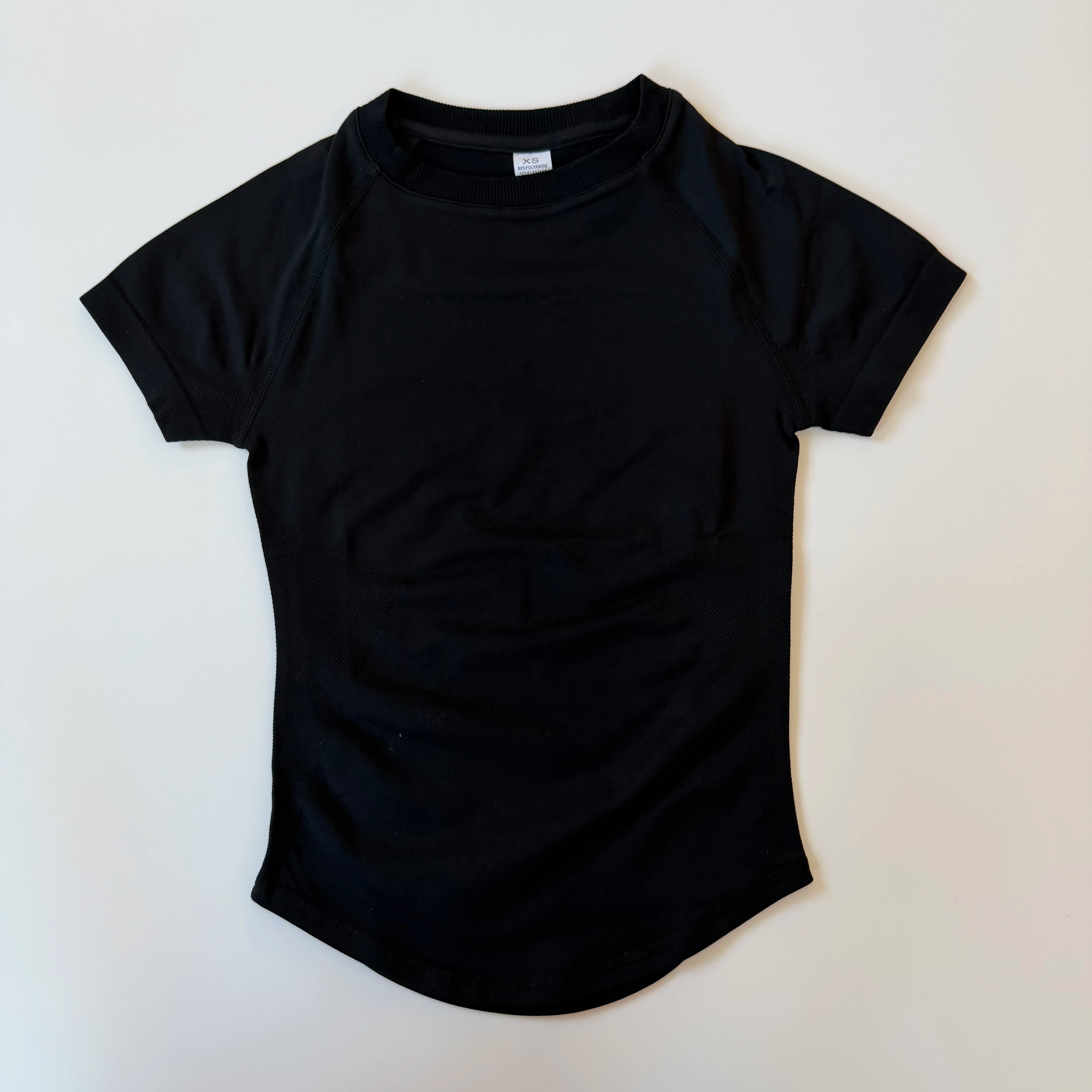 Yoga Short Sleeve Top Women Workout Gym Crop Top Light Weight Yoga Top Workout Shirt Longline Sports Stretchy Shirts - ATFH