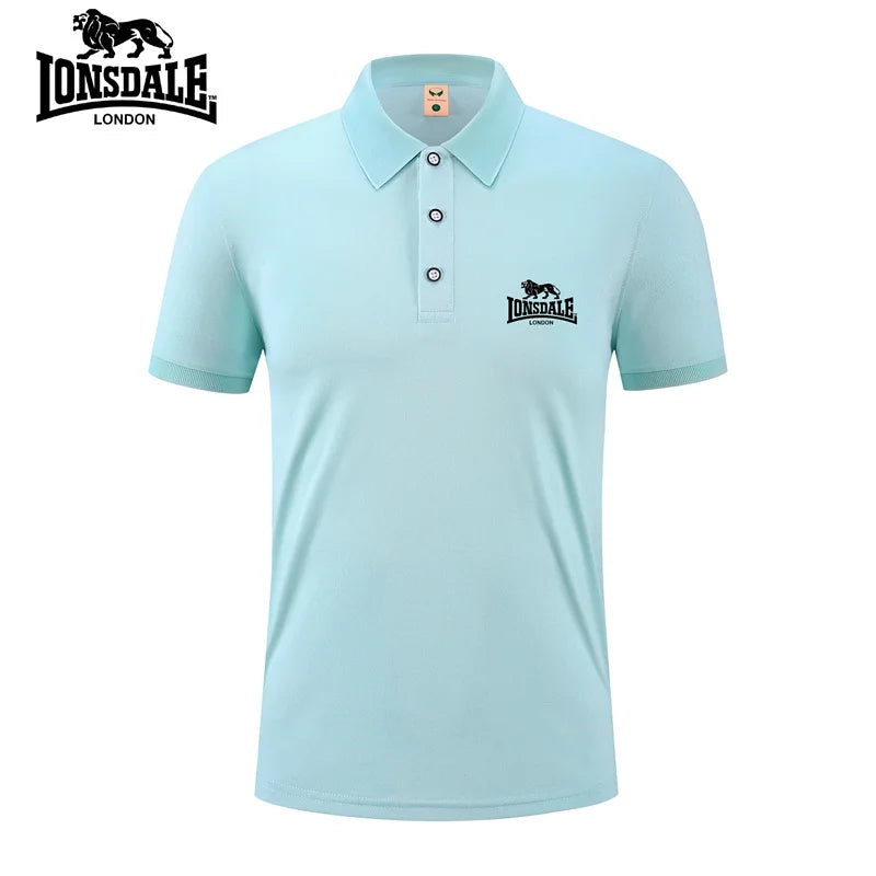 Men's Golf Polo Shirt 2026 New Summer Casual Breathable Short Sleeve Collar Business Shirt Golf Men's Top