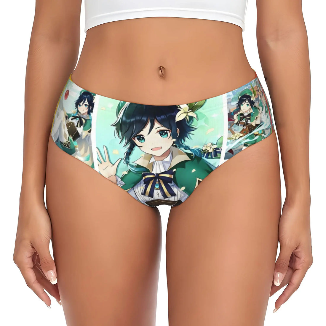 Anime Genshin Impact Brief Panties Women's Comfort Stretch Manga Kawaii  Underwear