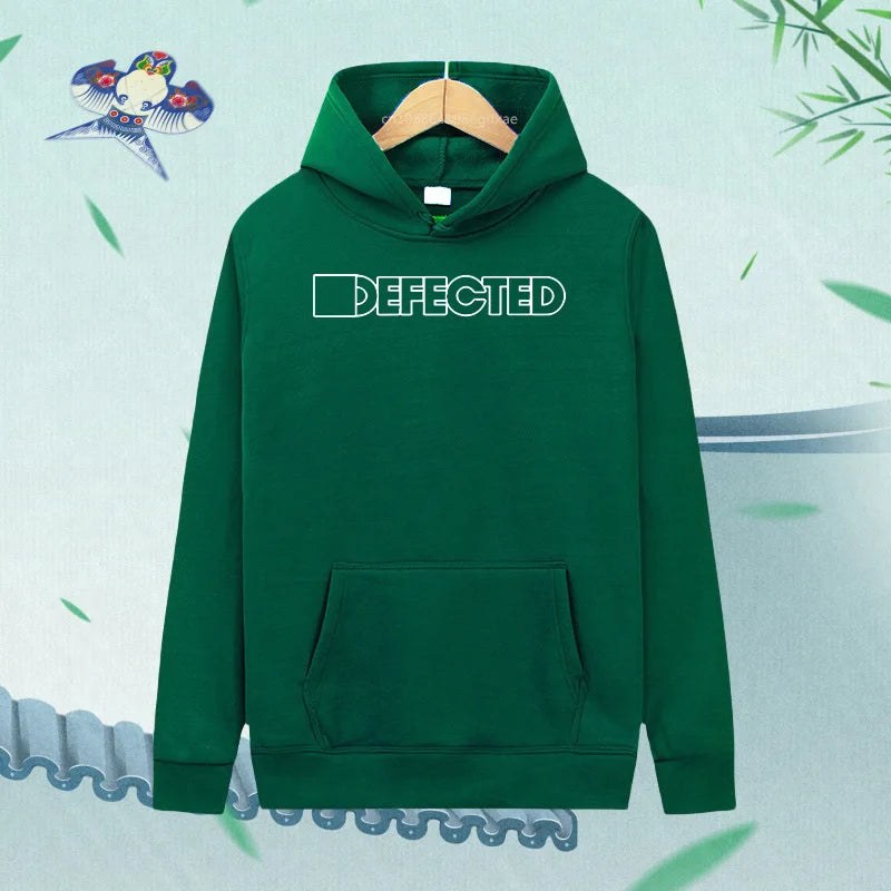 Autumn Velvet Plus Size Letter Efected Hoodie Women Man Sweatshirts Harajuku Fashion Casual Streetwear Clothing 15 Colors 411 - ATFH