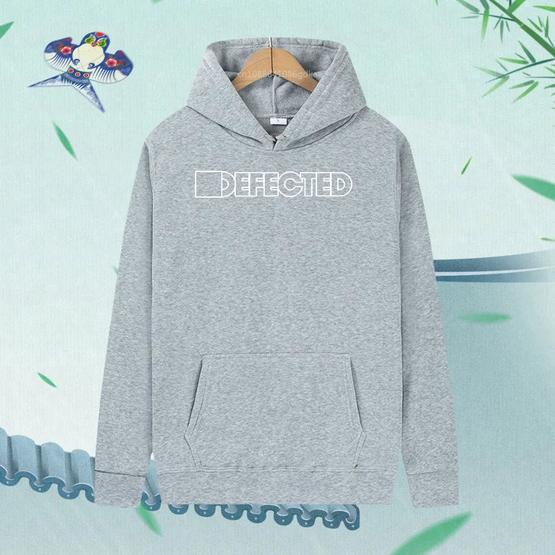 Autumn Velvet Plus Size Letter Efected Hoodie Women Man Sweatshirts Harajuku Fashion Casual Streetwear Clothing 15 Colors 411 - ATFH