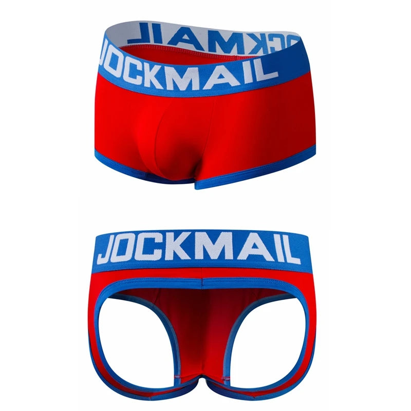 Mens Underwear Jockstrap Boxer Trunks Gay Penis Pouch Cueca Boxer Calzoncillos Hombre Man Boxer Shorts Sleepwear Gay Panties