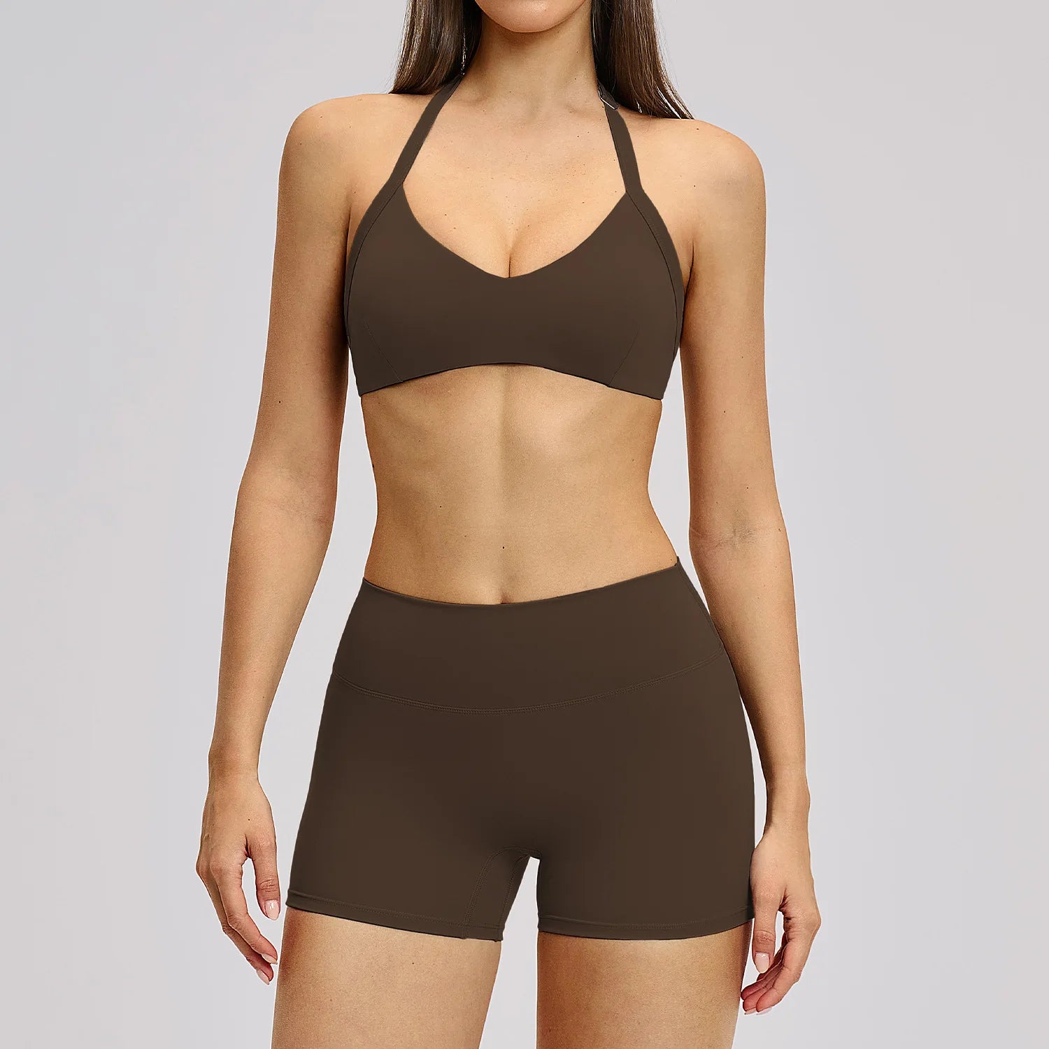 Yoga Set Gym Outfits Shorts Women Sport Bras Brassiere Workout Tops for Women Yoga Clothes Fitness Leggings Gym Set Yoga Sets - ATFH
