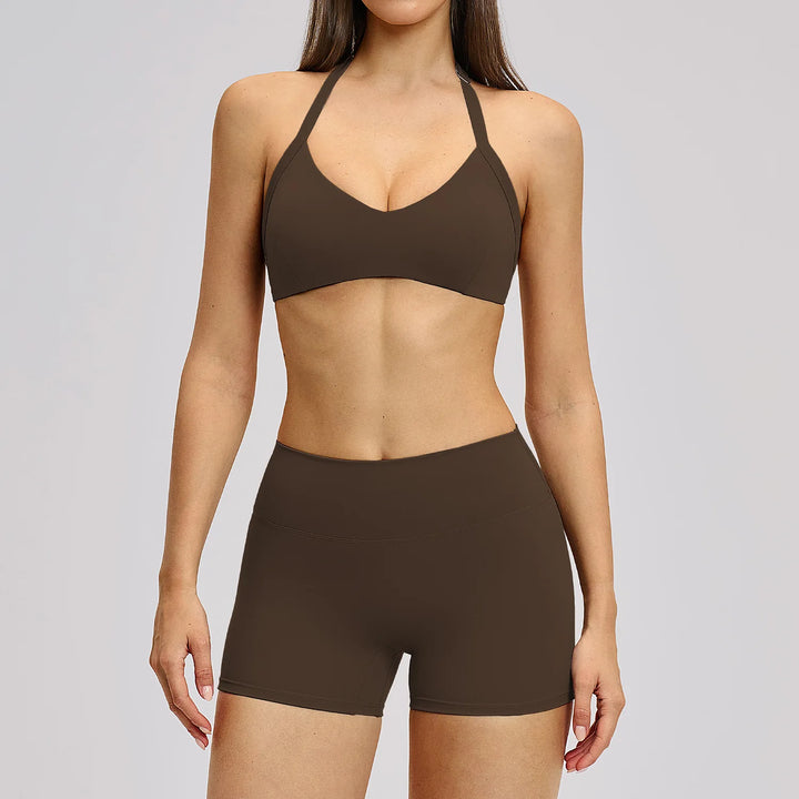 Yoga Set Gym Outfits Shorts Women Sport Bras Brassiere Workout Tops for Women Yoga Clothes Fitness Leggings Gym Set Yoga Sets - ATFH