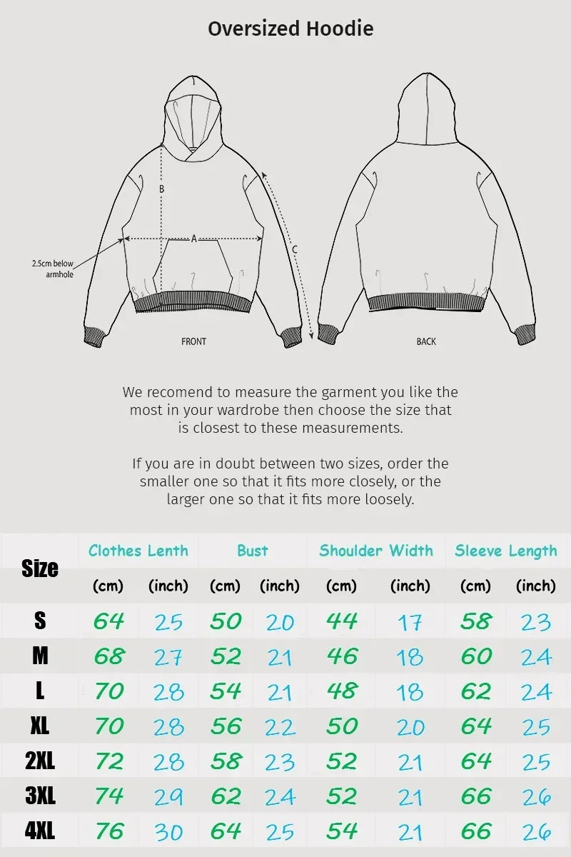 Autumn Winter Hoodies Lady Gaga Ablum Graphic Oversized Women Men Streetwear Fleece Warm Sweatshirt Female Male Tracksuits Coats - ATFH