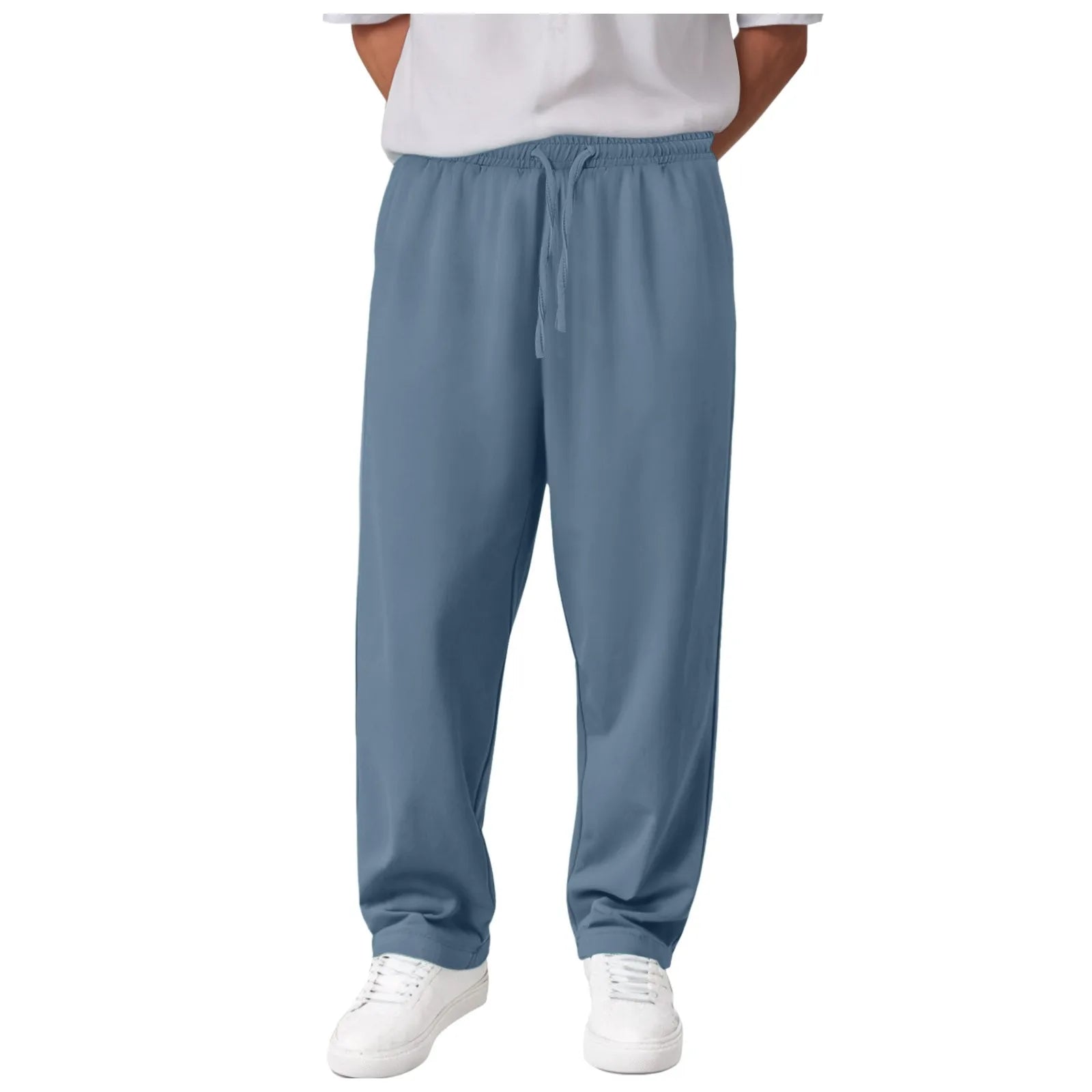 Men'S Casual Pants Stretch Waist Mens Sweatpants Open Bottom Sasual Plain Vintage Trousers Pantalones En Oferta Con EnvíO Gratis