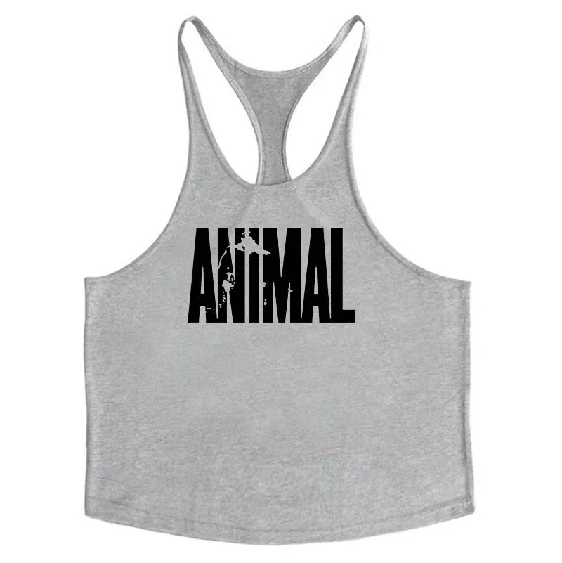 Muscle guys Gyms Tank Top Men Workout Clothing Bodybuilding Stringer Men Vests Cotton Y back Singlets debardeur fitness homme