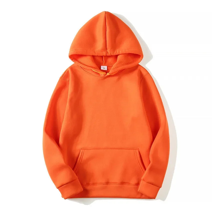 Plain Pullover Fleece Hoodies Unisex Wholesale Hooded Sweatshirt Men Cheap Sublimation Black Hoodie For Men Sudaderas De Hombre - ATFH