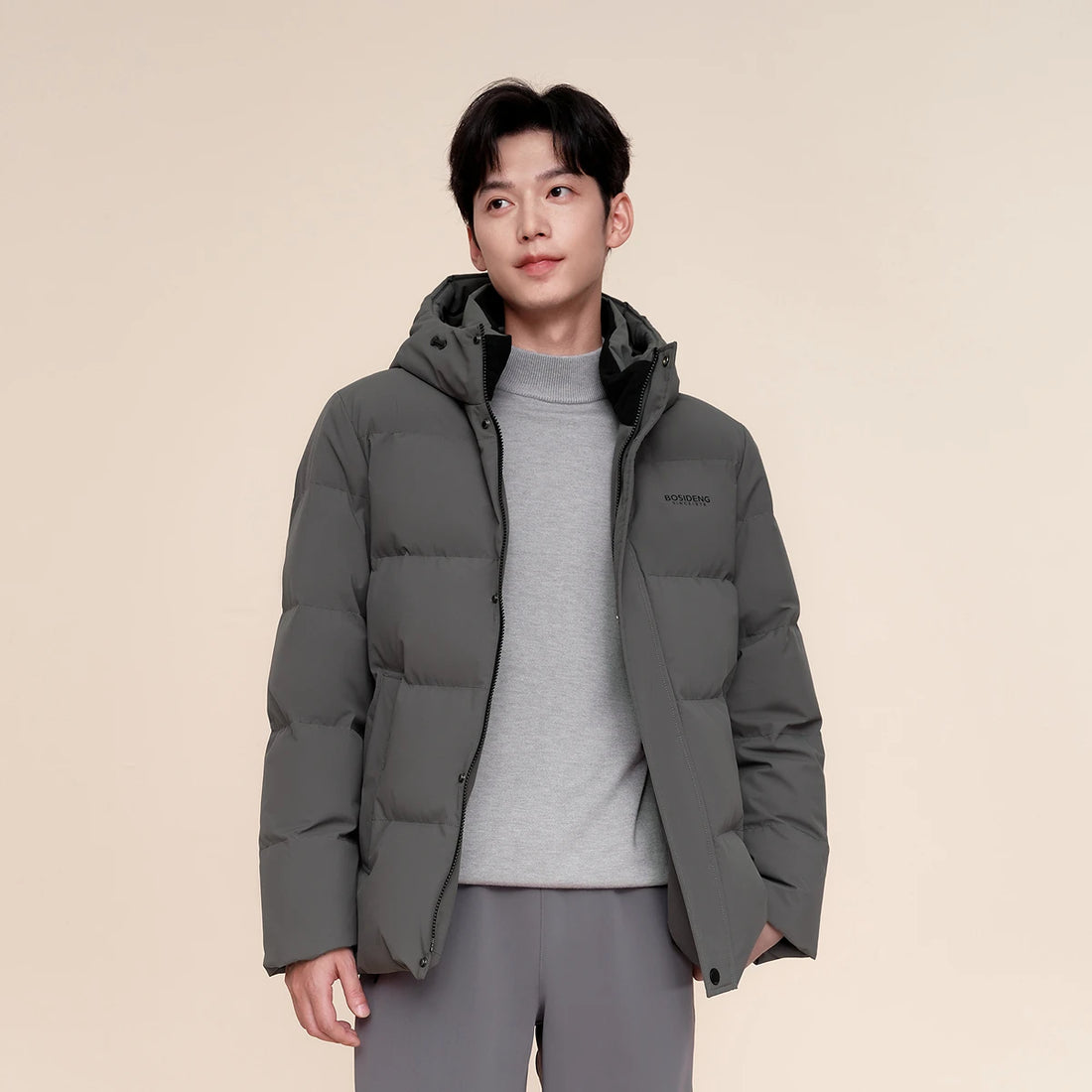 BOSIDENG 90% down jacket for men Winter Jacket Duck Down Jacket thicken warm outwear Puffer Jacket Hooded jacket plus Big size