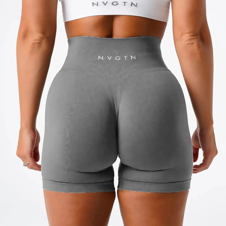 Cross-border seamless knitted yoga pants, outdoor sports shorts, high-waisted fitness leggings, women's three-quarter pants Tahsi Fashion House