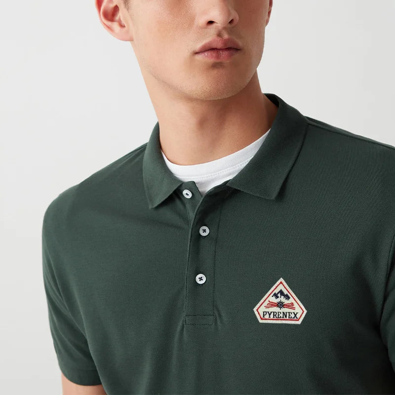 Men Women Same Polo Shirt Europe Style brand Letters Embroidery T-shirt Cotton Comfortable Short Sleeve Summer Quality Tees Top