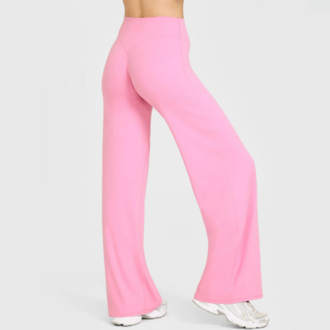Flared Leggings Straight Leg Leggings Woman Wide-leg Pants Yoga Breathable Fitness Clothing Versatile Casual Pants ATFH