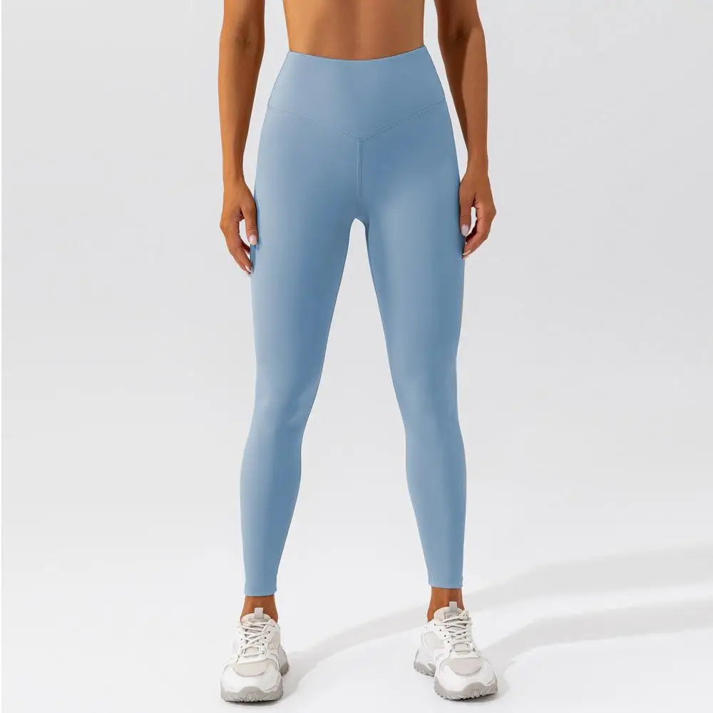 Sports Pants Lines Lifting Buttocks Sports Tight Pants Women's Breathable Quick-drying Elastic Fitness Pants Runnings Yoga Pants - ATFH