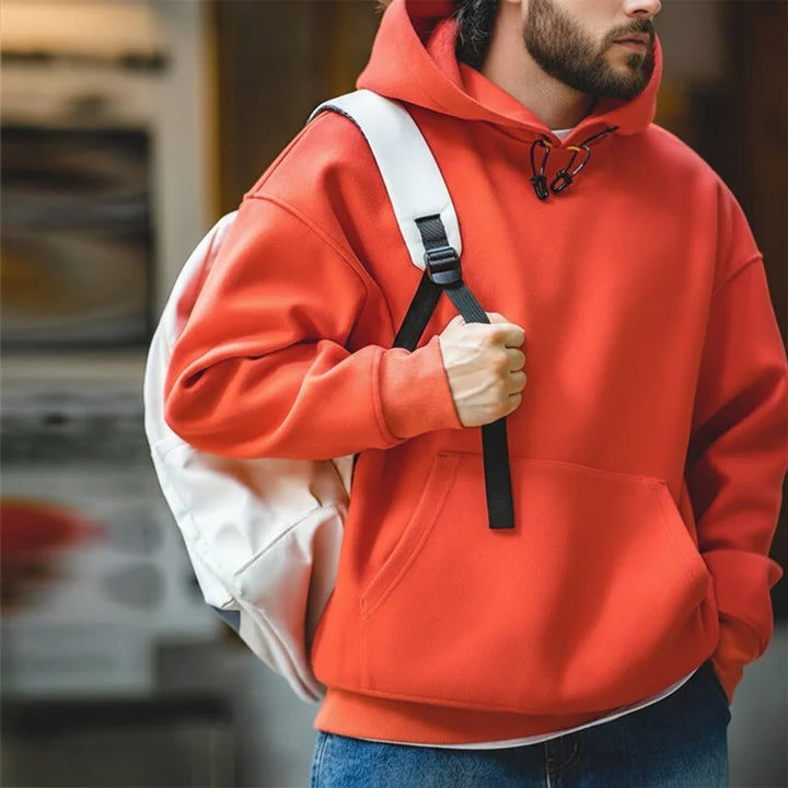 Maden New American Casual Heavy Hoodies Sweatshirt Cleanfit Silhouette Loose Pullover Outdoor Oversize Thermal Tops men's autumn - ATFH
