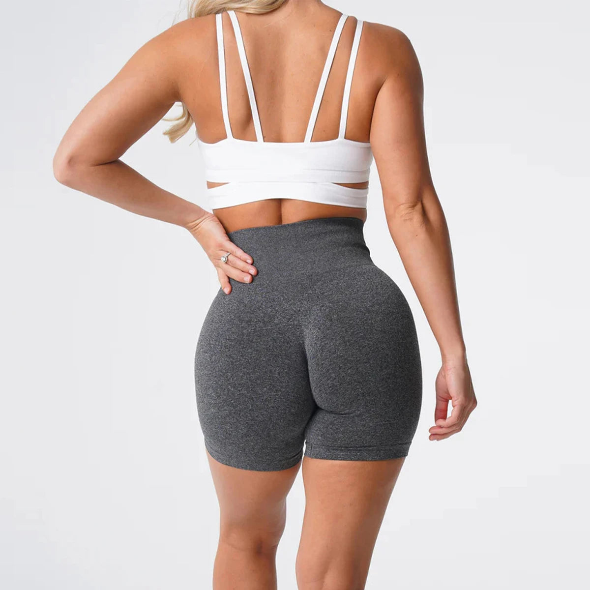 Pro Spandex Shorts Woman Fitness Elastic nv navigation Sports Running Yoga pants  tight pants cycling shark pants Tahsi Fashion House
