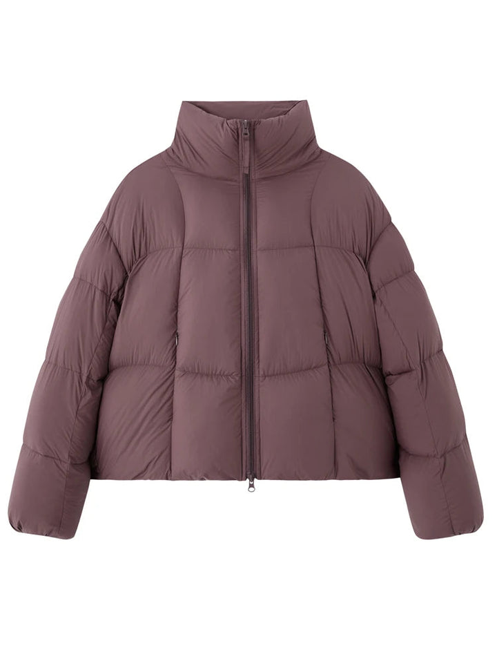 Short puffer jacket for women Winter Oversize Luxury High-neck long sleeve down jacket warm Thick 2026 New outwear INKEO DJ627 ATFH