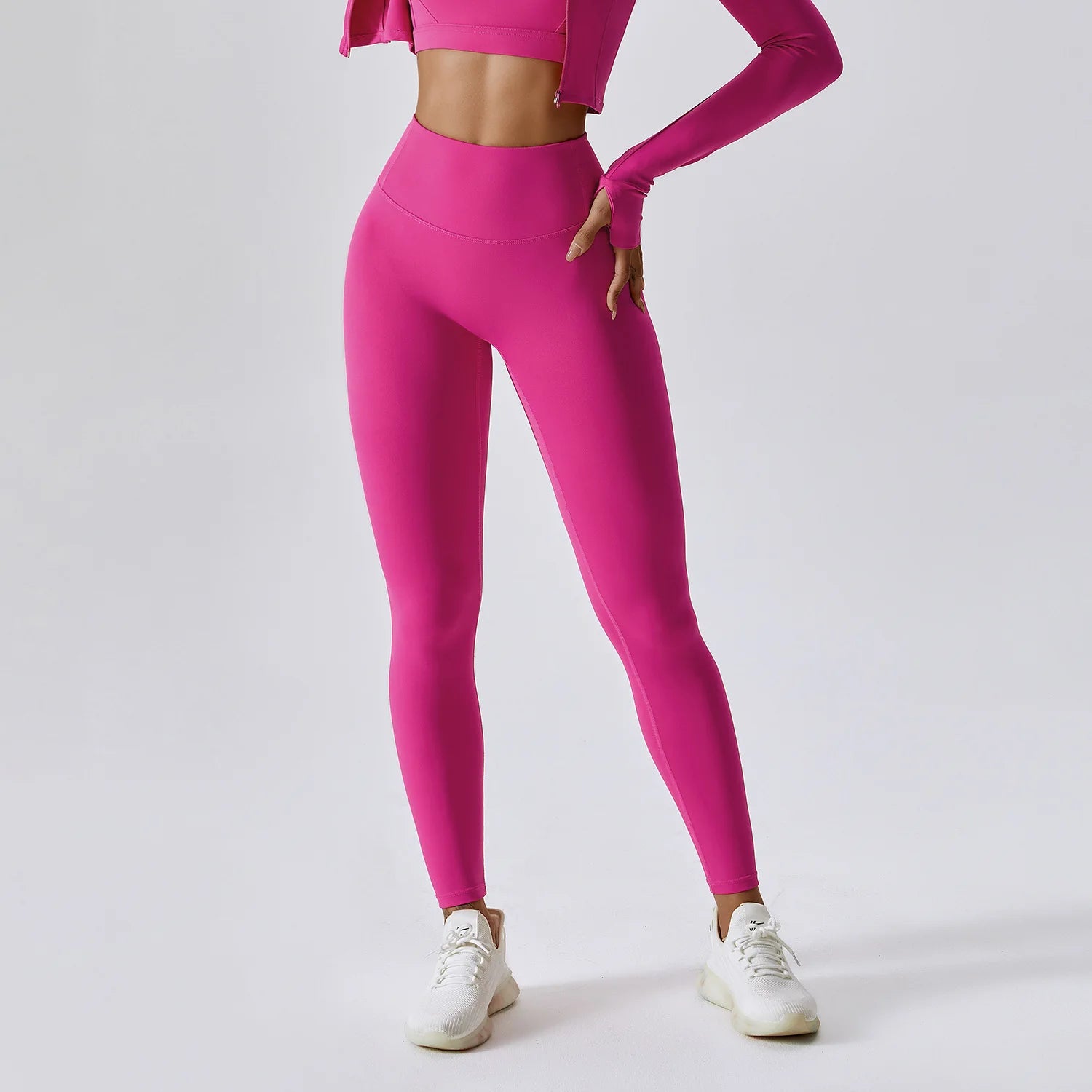 Women's Gym Push Up Yoga Pants Nude Feeling Sports Clothes Elastic High Waist Buttock Lifting Sports Fitness Tight Sweatpants - ATFH