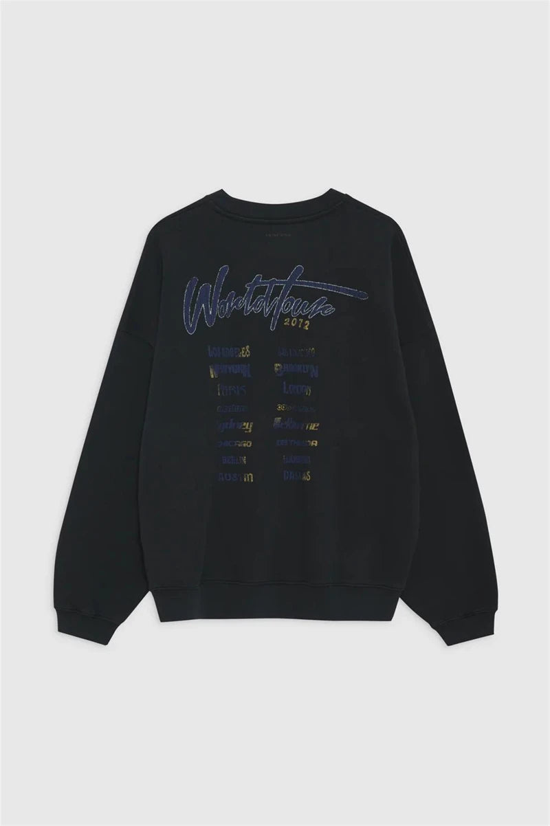 New Autumn Winter Styles North American Tiger Head Digital Printing Washed Fried Color Distressed Women's AB Sweatshirt - ATFH