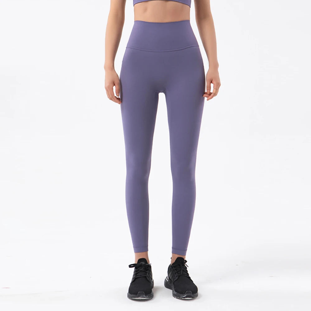 Yoga Leggings for Fitness Legging Sport Femme Back Pocket Pants Female Buttery Soft High Waist Leggins Push Up Gym Tights Women ATFH