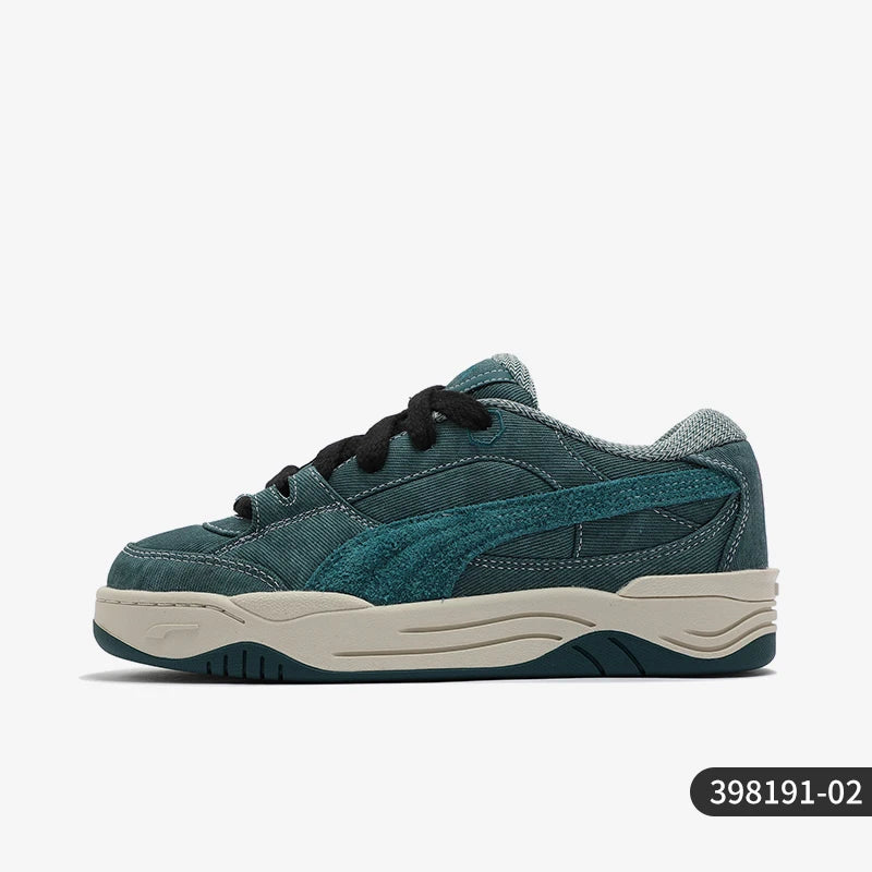 Puma Authentic Autumn and Winter Men and Women's Wear-resistant Wide Shoelace Retro Casual Skate Shoes 398191-02