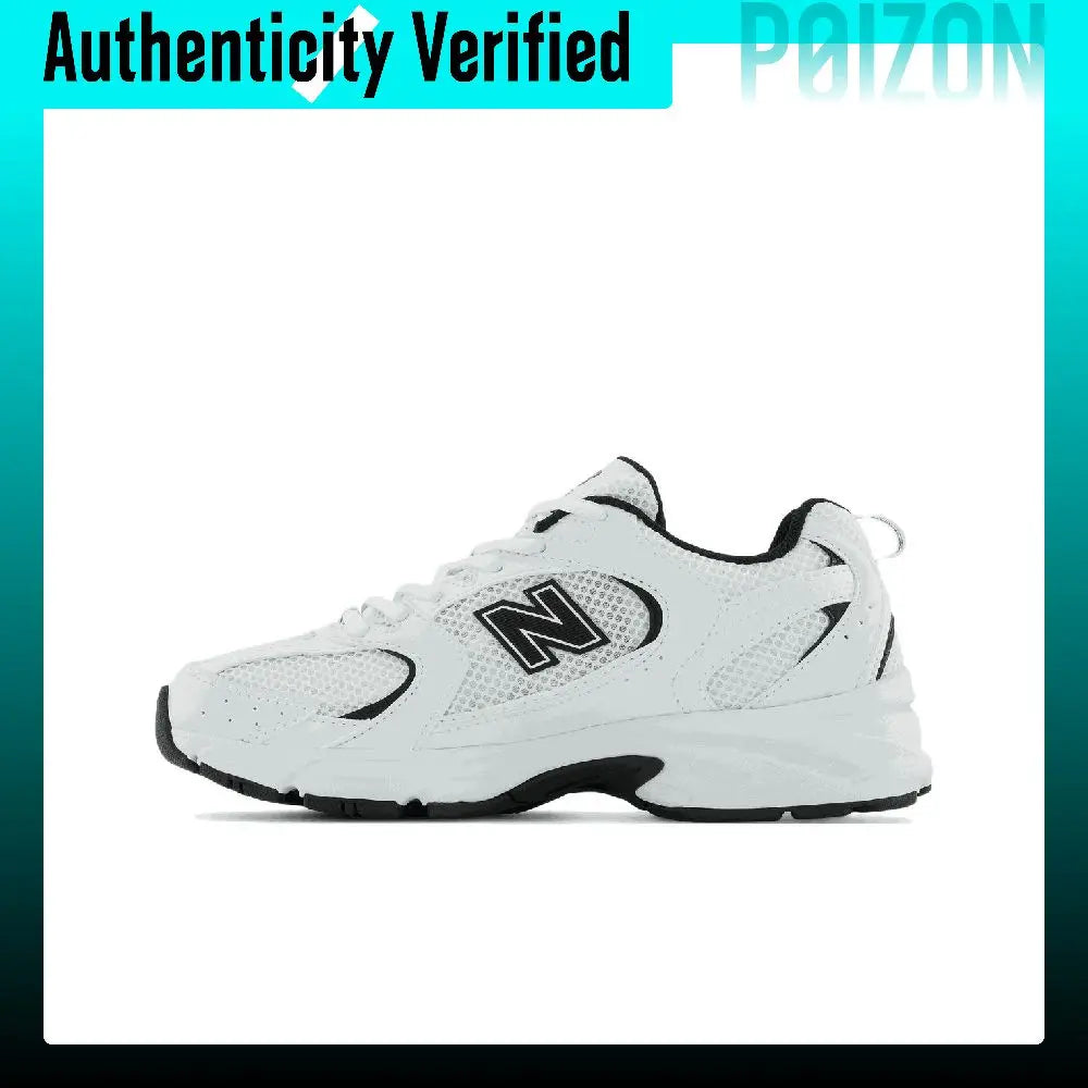 New Balance NB 530 Running Shoes Unisex Low-top White/Black MR530EWB