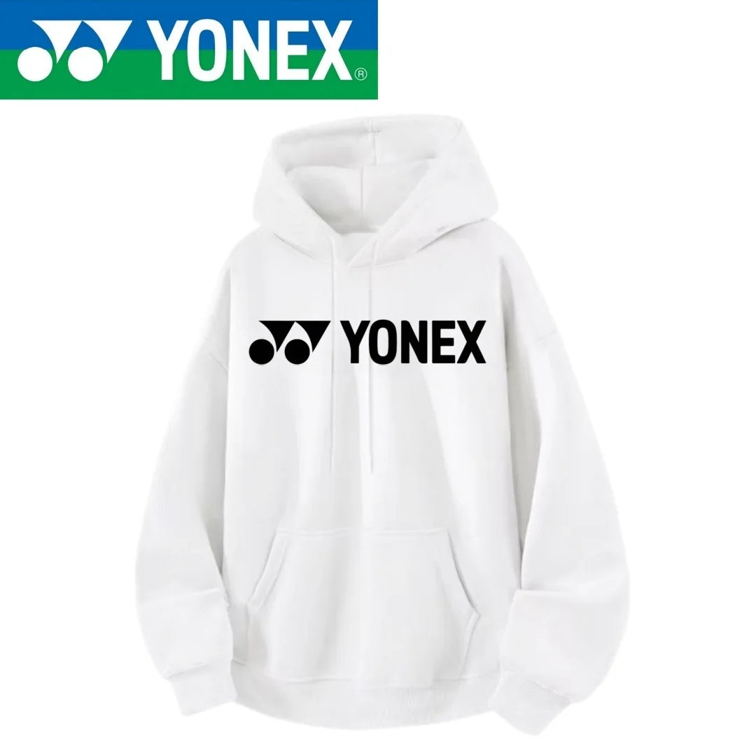 YONEX2026 new cotton hooded jacket, essential for outdoor sports such as badminton, tennis, running, and keeping warm with multi