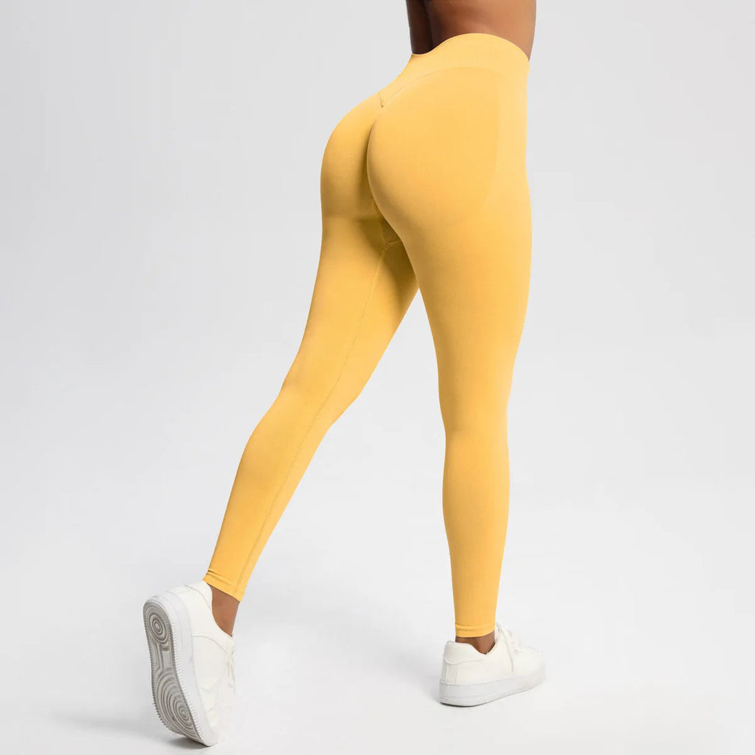 Seamless Yoga Legging Women Gym Sports Pants Scrunch Butt Elastic Yoga Pants Fitness Tights Hip-lifting Workout Gym Leggings ATFH