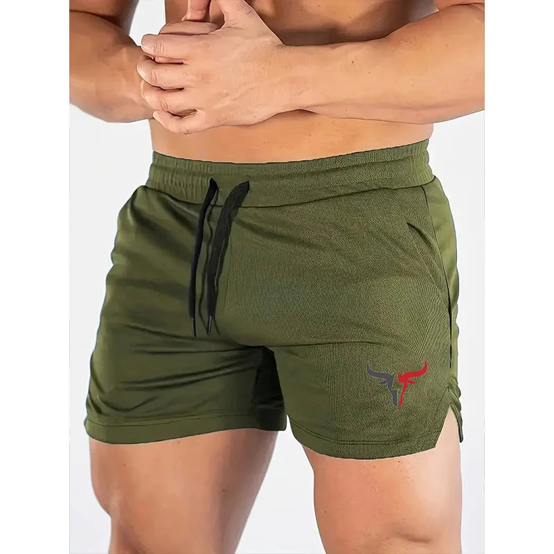 Fitness Shorts Men's Running Fitness Training Quick drying Swimming Pants Beach Pants