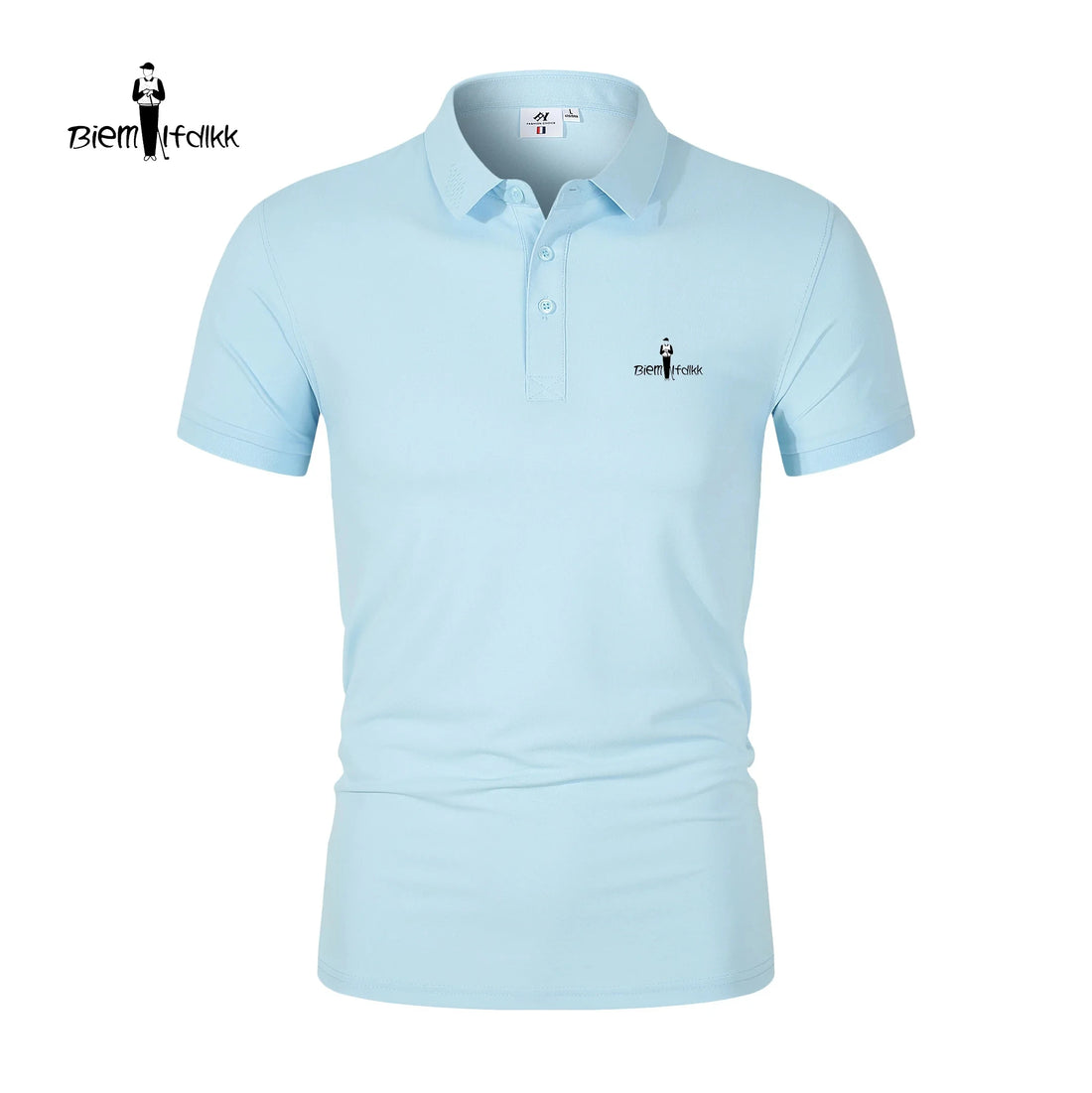 Summer short sleeved polo shirt men's casual style striped top T-shirt breathable cool high-end business 2024