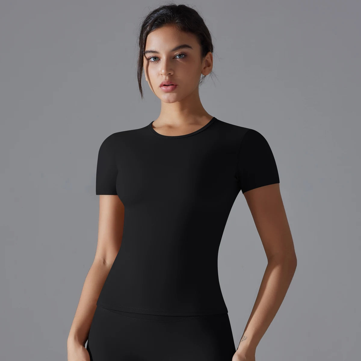 Yoga Vest Training Fitness Top Windproof Running Suit Solid Colour Cycling Fitness Quick Dry Women's Sweatshirt - ATFH