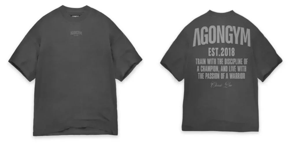 AGONGYM Oversized Loose Summer T-Shirts Short Sleeve Sport Shirts Gym Bodybuilding Fitness Mens Workout Casual Clothing