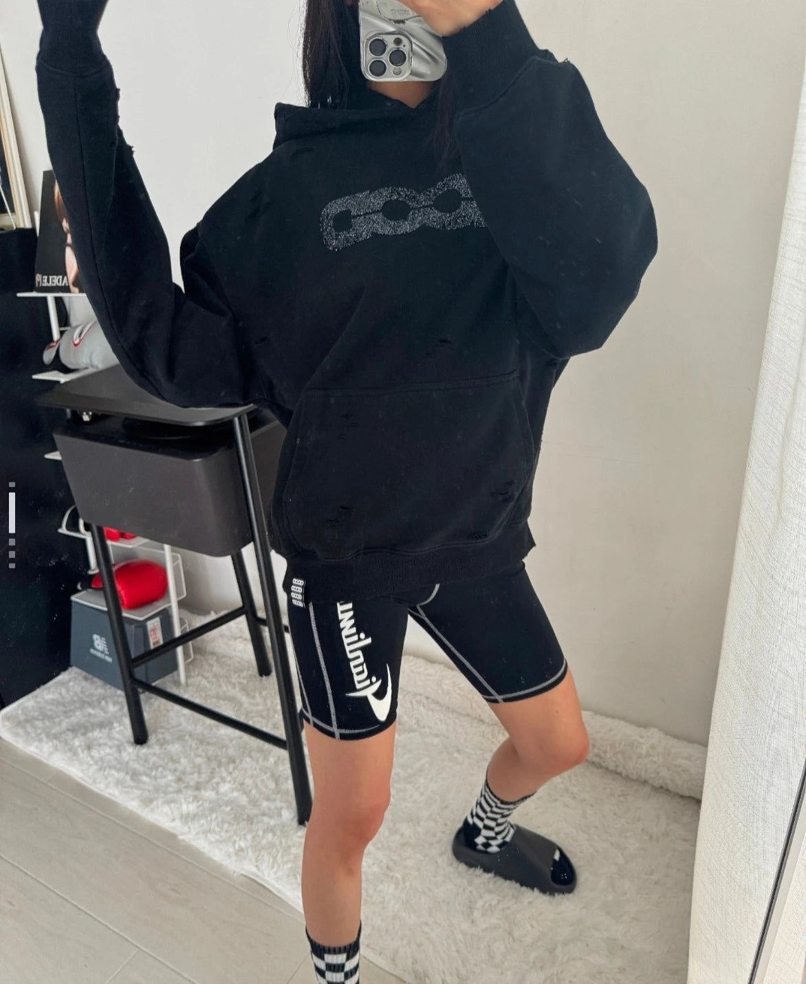 Goodbrand New 2026 High-Quality Diamond-Patterned Oversized Hoodie Unisex High-Quality Design - ATFH
