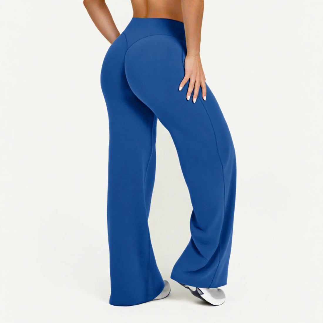 Flared Leggings Straight Leg Leggings Woman Wide-leg Pants Yoga Breathable Fitness Clothing Versatile Casual Pants ATFH