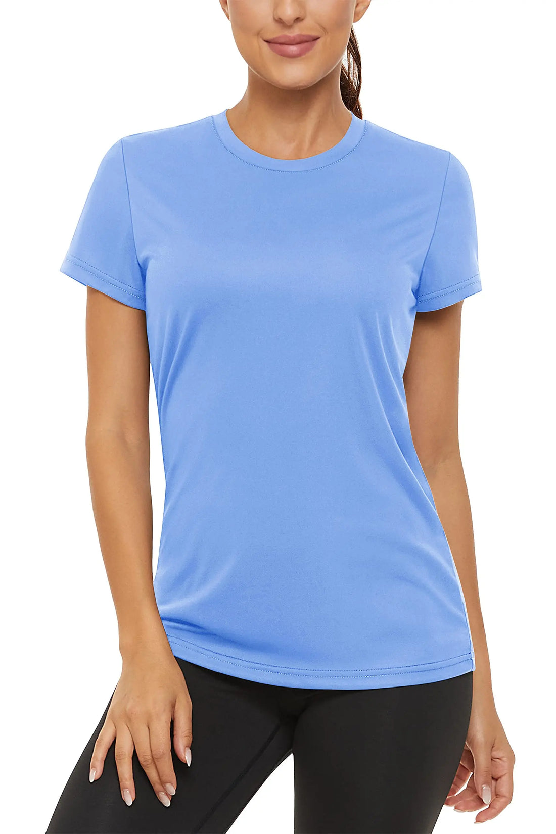 TACVASEN Summer Casual Performance T-shirts UPF 50+ Quick Dry Womens Sun Protection T-shirt Outdoor Running Swim Tee shirts Tops - ATFH