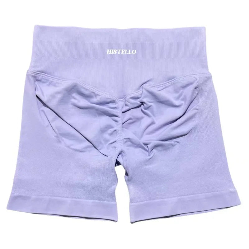 HISTELLO Sports Shorts Df Substitute High Waist Women Yoga Workout Short Seamless Leggings Stretch Fitness Running Gym Shorts Tahsi Fashion House