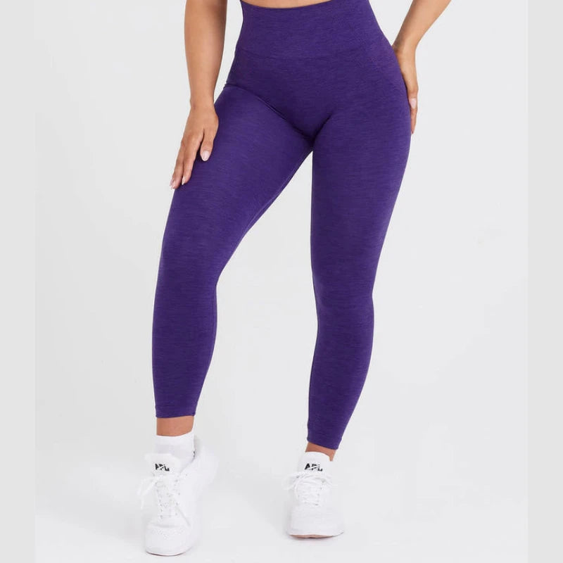 Amplify Effortless Leggings For Women Push Up Booty Legging Scrunch Butt Stretch Workout Gym Tights Fitness Seamless Yoga Pants - ATFH