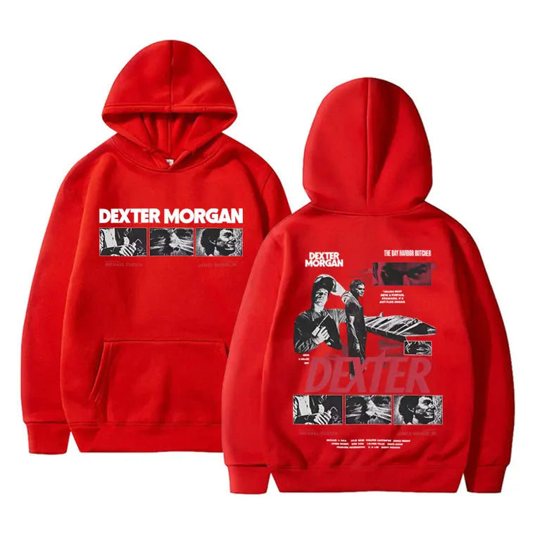TV program Dexter Morgan The Bay Harbour Butcher Men's hoodie Casual hoodie Retro fashion Y2K Comfortable Sweatshirt - ATFH