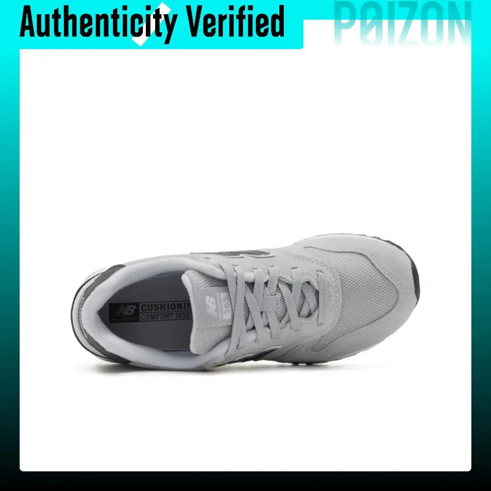 New Balance NB 565 Fabric Abrasion-Resistant Breathable Low-top Casual Running Shoes Unisex Gray White Black D-Width ML565CLG