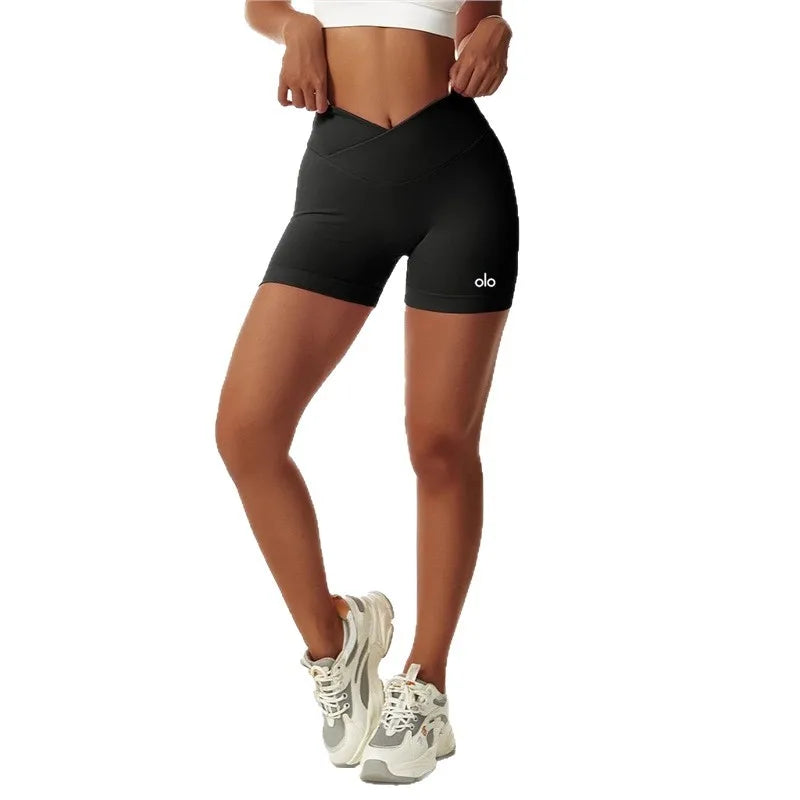 2026 Classic Quick-Dry Three-Piece Yoga Pants for Tightening Hips High-Intensity Training Sports Running Women's Cycling Pants